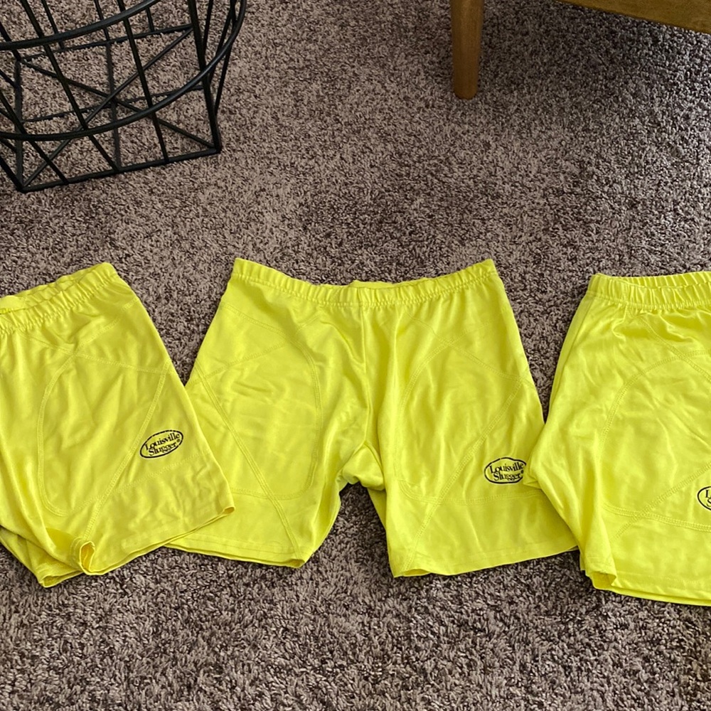 Set Of 3 Louisville Slugger Softball Shorts, Large